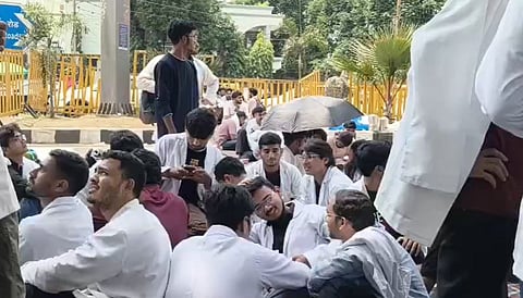 Bhopal Intern Doctors Protest