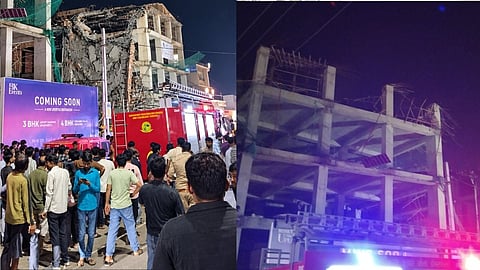 gandhinagar slab collapsed