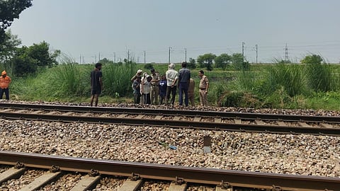 Agra Tejas Express Accident Two Railway Workers Killed on Track  