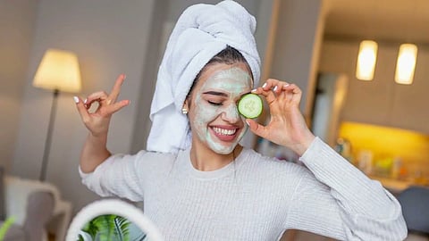 Hartalika Teej 2026 hydrafacial at home glowing skin tips