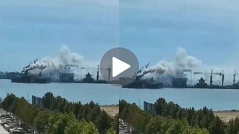 china cargo fire