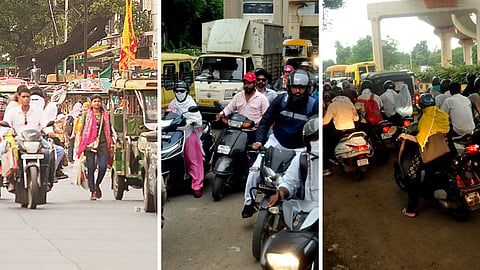 Nagpur Flyover Construction Traffic