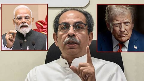 Shiv Sena UBT Narendra modi & Donald Trump 