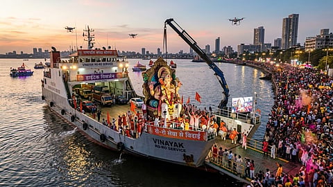 mira bhayandar ganesh visarjan ro ro jetty