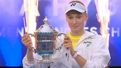 Elena Rybakina wins US Open for the first time; defeats Sabalenka 6-4, 5-7, 6-2 in the final.