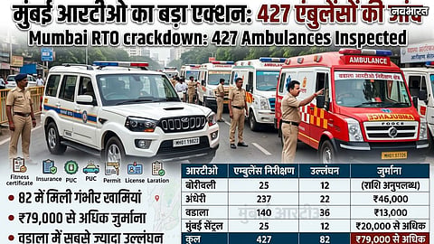 Mumbai Ambulance RTO Inspection Finds Safety