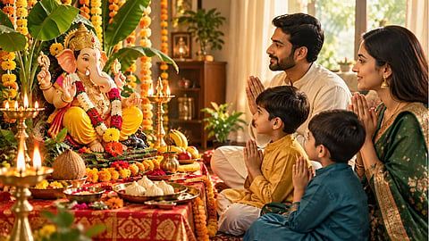 Ganesh chaturthi 2026 puja muhurat ganpati sthapana time tithi rrs05