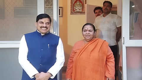 Mohan Yadav-Uma Bharti Meeting bhopal
