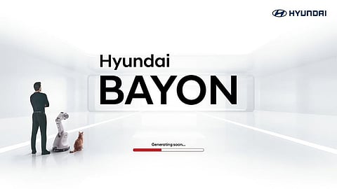 Hyundai new SUV company reveals the name Hyundai Bayon