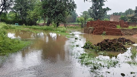 bhandara heavy rain 17 houses damaged gosikhurd dam gates open