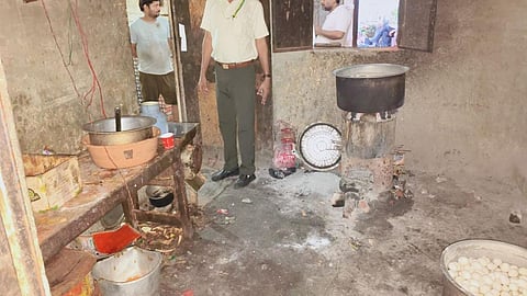 Kanpur Food Safety Action on Cloud Kitchen Shut Down, Spoiled Eggs and Food Items Destroyed