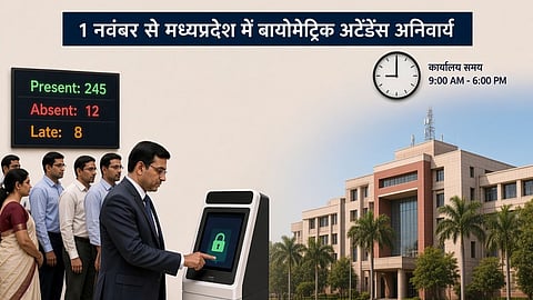 Biometric e-attendance system being implemented in Madhya Pradesh
