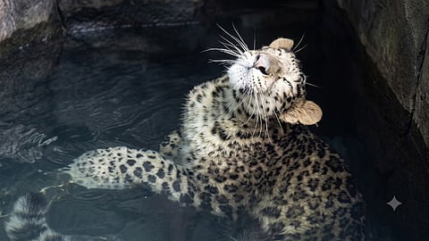 khamgaon palashi budruk leopard cub drowns in well