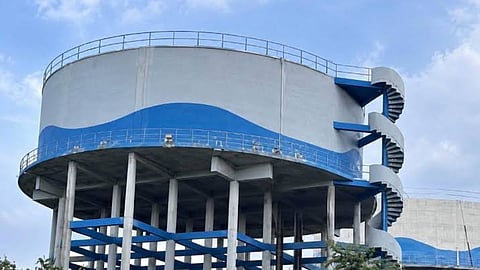 hadapsar leak water tank