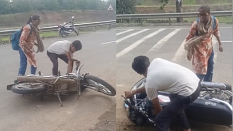 Sagar girl confronts bike rider after alleged misbehavior