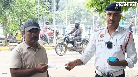 Gurugram Bike Challan 10 Lakh Fine
