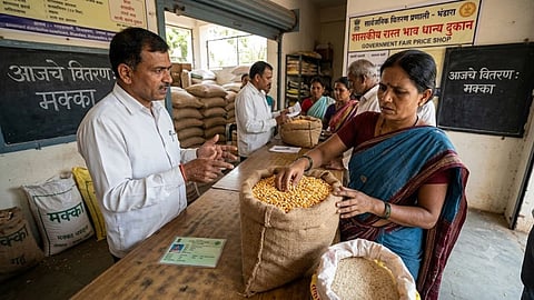 bhandara ration pds wheat replaced with maize controversy