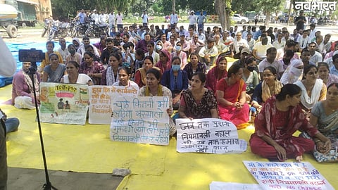 UP TGT PGT Exam Pattern Protest
