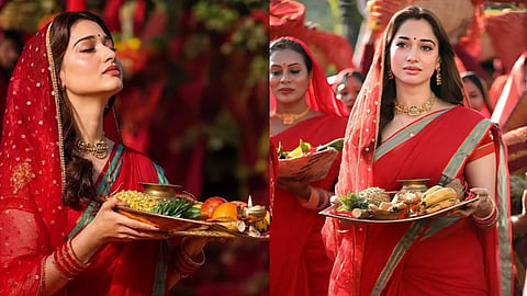 Tamannaah Bhatia Chhath Puja Song