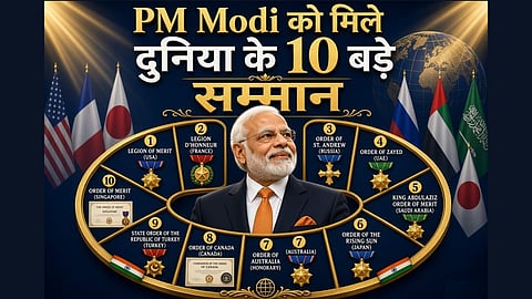pm narendra modi top 10 highest awards
