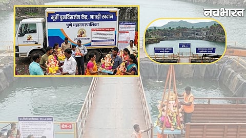 Re-immersion of idols in artificial ponds and quarries