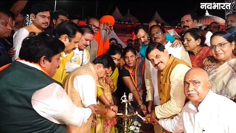 CM Mohan Yadav lights Ashirwad Diya in Ujjain