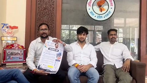 NSUI delegation inviting ABVP representatives