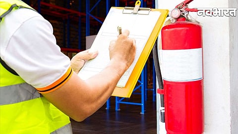 Fire safety inspection at PG hostels and coaching centers