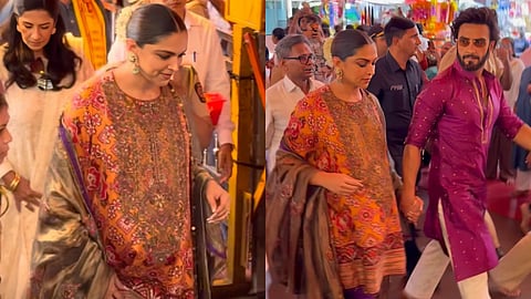 Ranveer Singh Deepika Padukone Siddhivinayak Temple