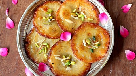 Radha ashtami 2026 atta malpua recipe with milk without maida.