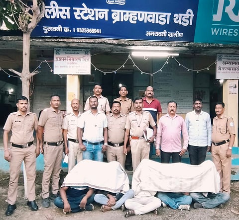 amravati black magic grave tantrik puja five arrested