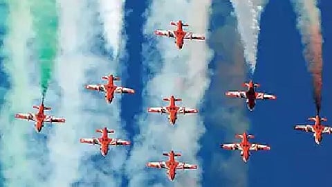 Surya Kiran Air Show in Meerut: Nine Aircraft to Perform Aerobatic Stunts on September 19 and 20