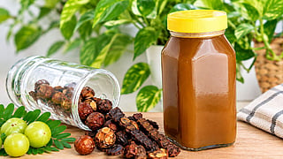 Amla reetha shikakai shampoo recipe at home traditional hair care.