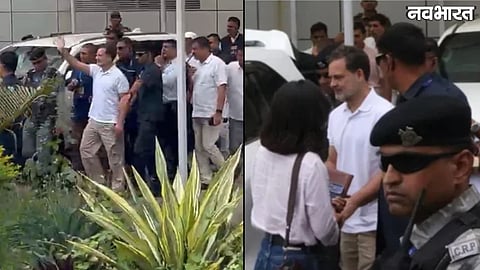 Rahul Gandhi arrival in Indore sparks scuffle