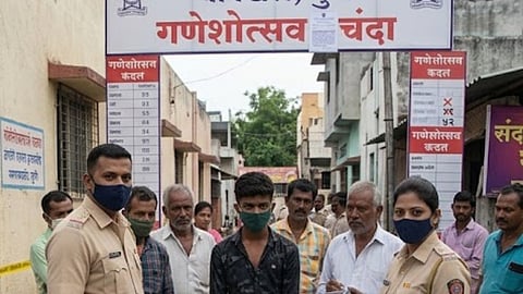 The situation near the flour mill in Bopkhel Ramnagar, involving a police team