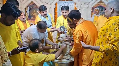  Grand Birth Anniversary Celebration Swami Haridas Jayanti Held at Nidhivan in Vrindavan