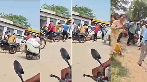 Agra Viral Video Woman Allegedly Assaulted on Road, Husband and Brother in Law Arrested