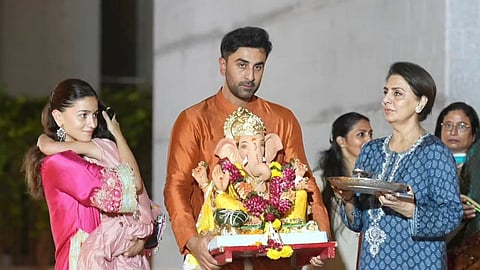Ranbir Kapoor Ganpati Visarjan