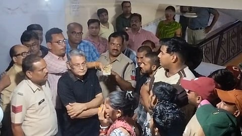Morena Shri Ram Hospital Protest