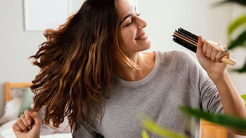 Festival hair care 7day routine for shiny hair.