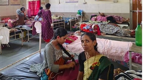 tumsar government hospital food larvae pregnant women
