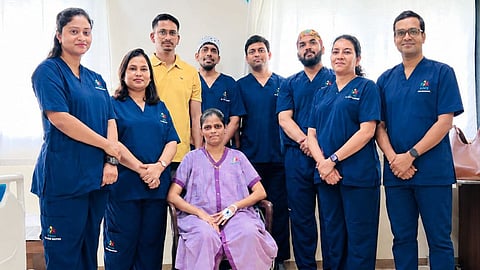 aiims dombivli doctors successfully perform high risk delivery placenta percreta