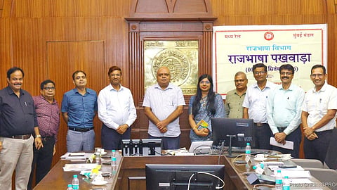 central railway mumbai division celebrates rajbhasha pakhwada drm prizes