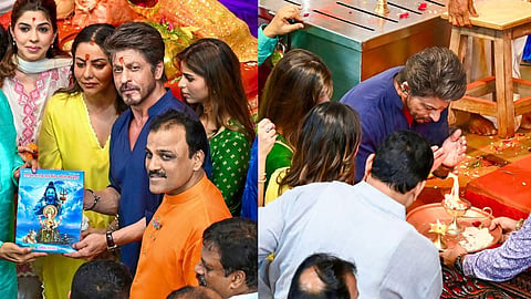Shah Rukh Khan Lalbaugcha Raja Darshan