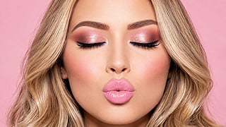 Rose makeup looks rose day pink makeup ideas.