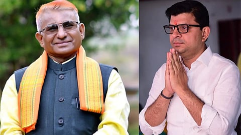 wardha bjp politics sumit wankhade and dadarao keche share stage in karanja
