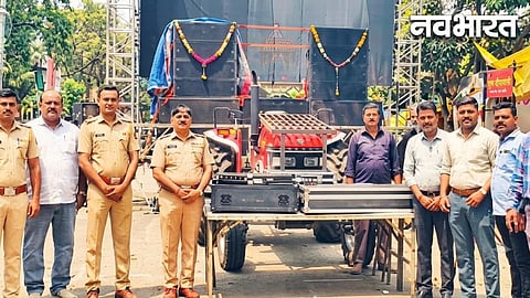 The premises of the Pimpri Chinchwad Sangvi Police Station, where seized goods are kept.