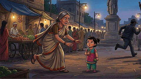 chhatrapati sambhajinagar missing 3 year old girl found suspect flees