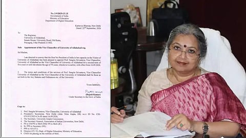 Allahabad University: Prof. Sangeeta Srivastava Appointed Vice Chancellor for Second Term