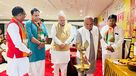 BJP divisional review meeting in Morena